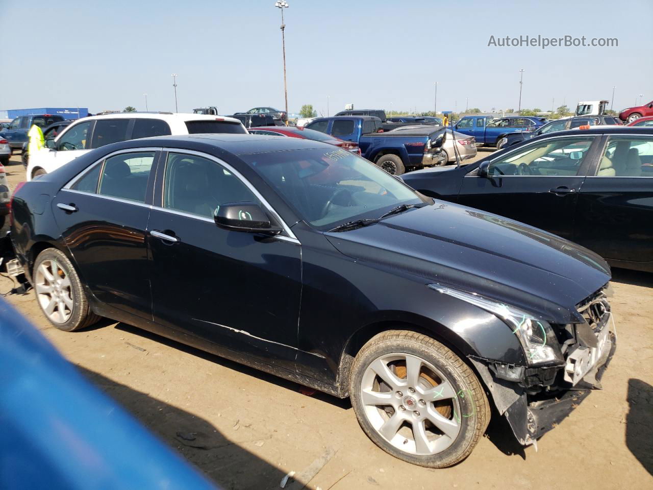 2013 Cadillac Ats  Black vin: 1G6AG5RX1D0163813