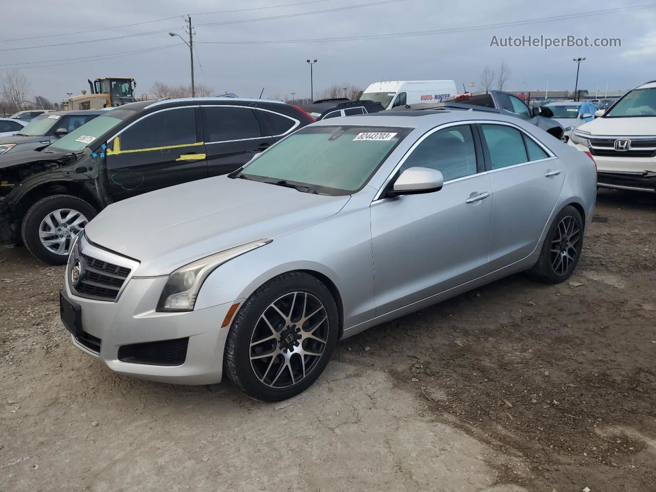 2013 Cadillac Ats  Silver vin: 1G6AG5RX6D0178274