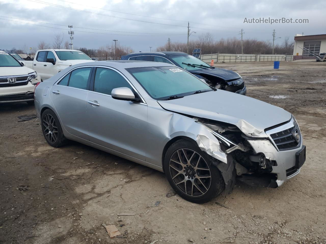 2013 Cadillac Ats  Silver vin: 1G6AG5RX6D0178274