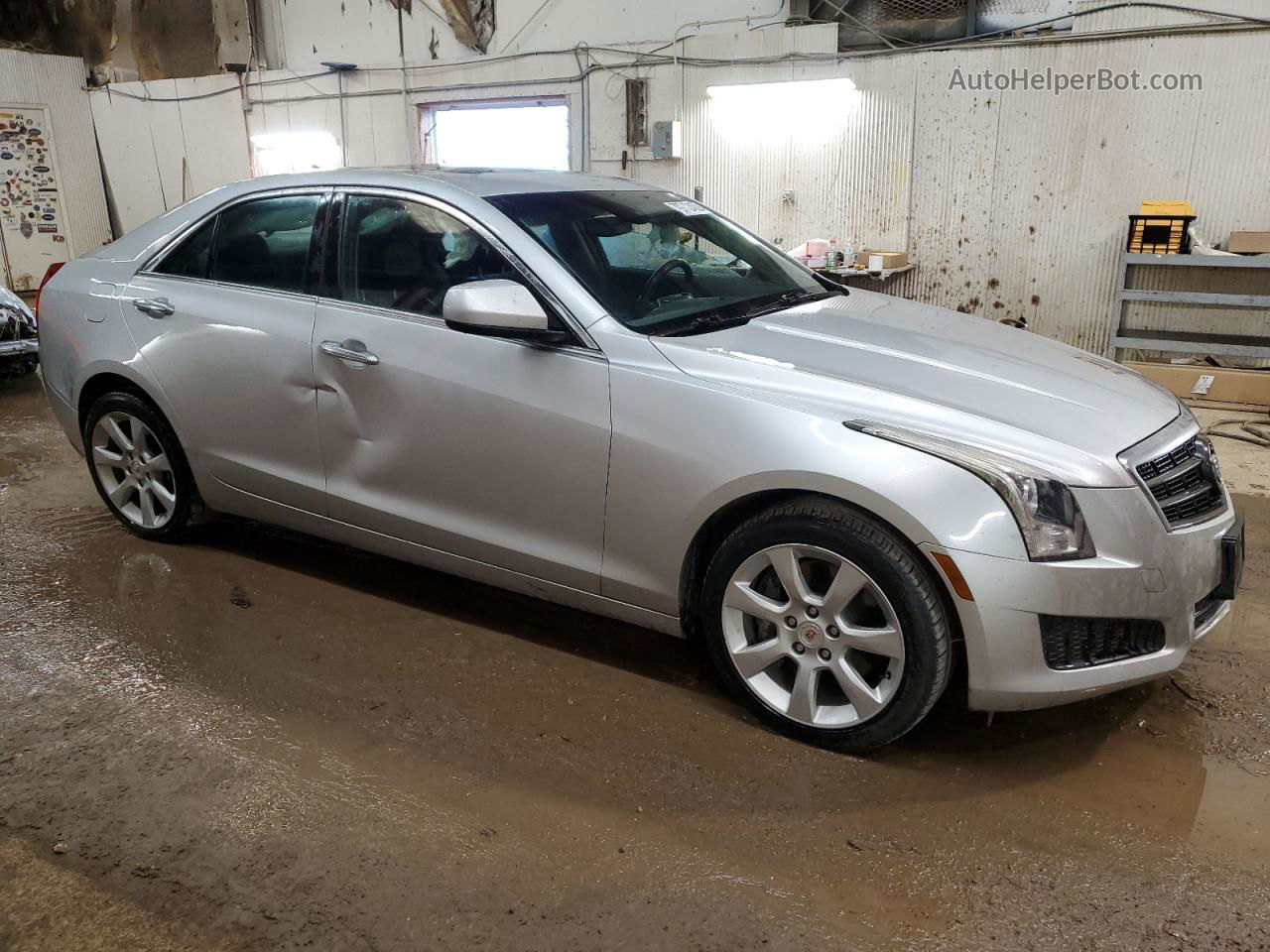 2013 Cadillac Ats  Серебряный vin: 1G6AG5RX7D0137183