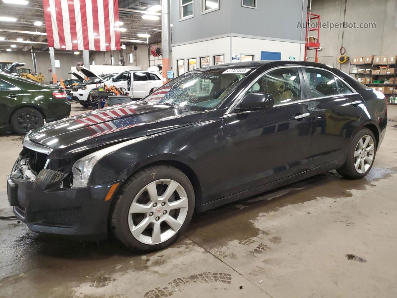 2013 Cadillac Ats  Черный vin: 1G6AG5RXXD0143284