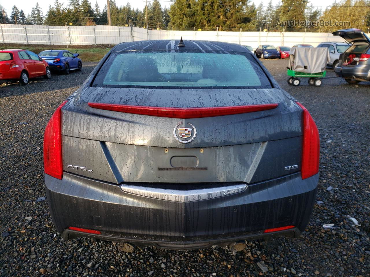 2013 Cadillac Ats Luxury Gray vin: 1G6AH5R30D0125449