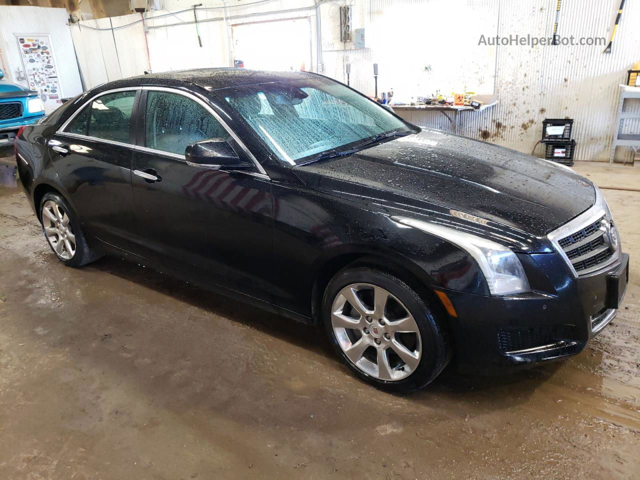 2013 Cadillac Ats Luxury Black vin: 1G6AH5R32D0113447