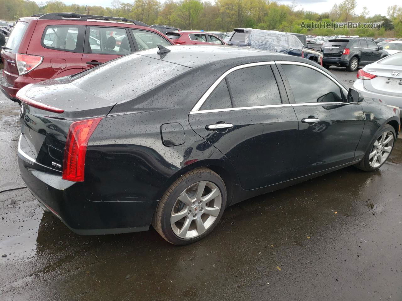 2013 Cadillac Ats Luxury Black vin: 1G6AH5R35D0120764