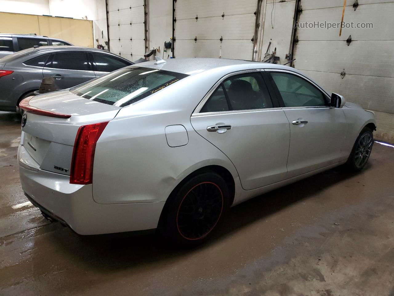 2013 Cadillac Ats Luxury Silver vin: 1G6AH5RX3D0165379