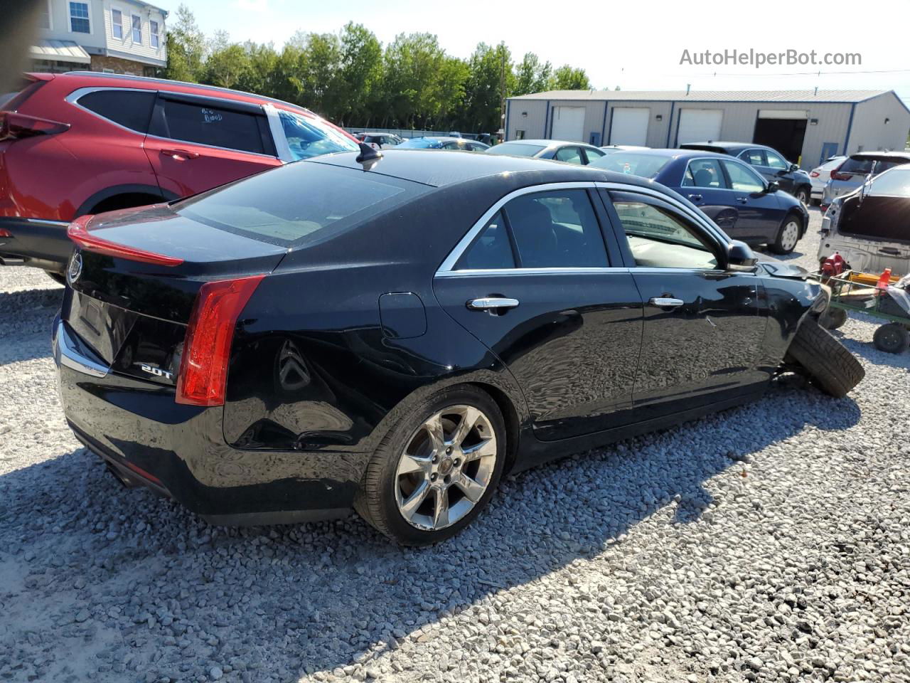 2013 Cadillac Ats Luxury Black vin: 1G6AH5RX5D0171586