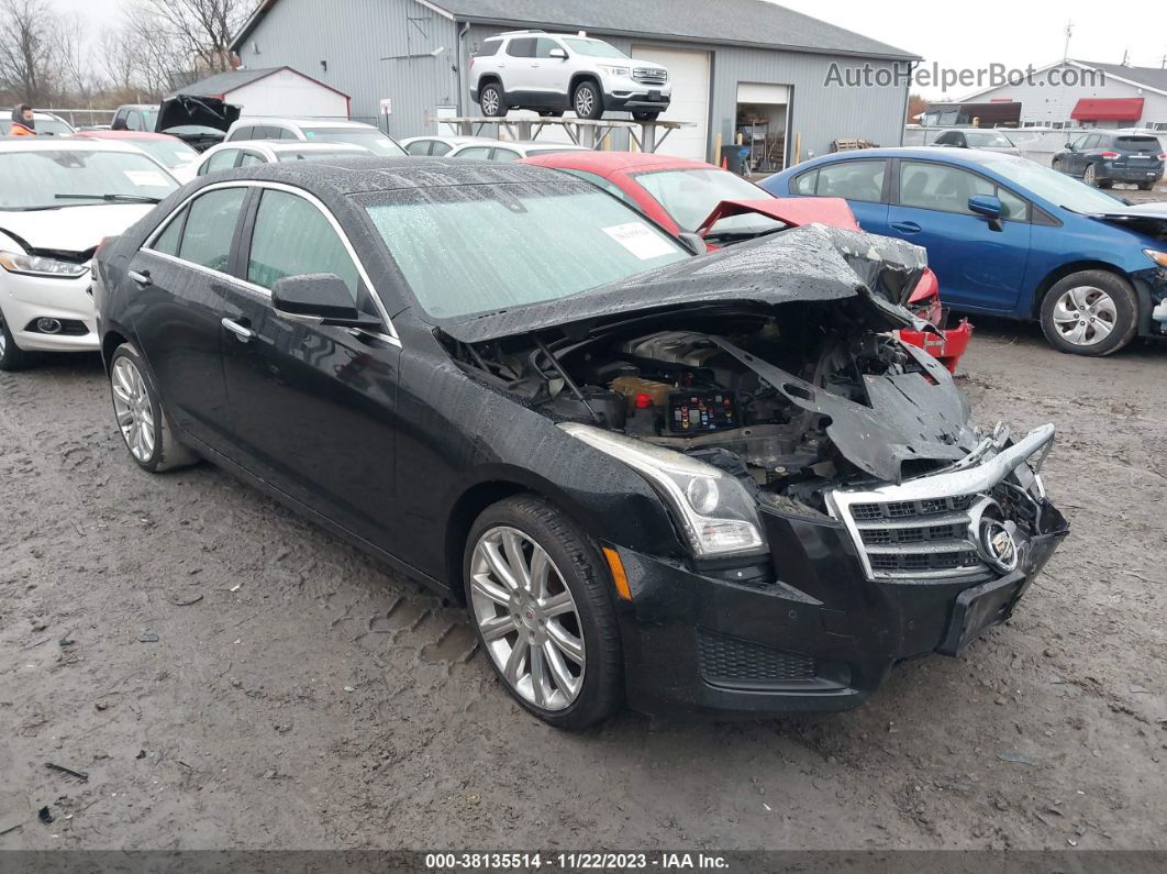 2013 Cadillac Ats Luxury Black vin: 1G6AH5RX6D0177252