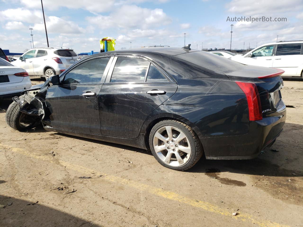 2013 Cadillac Ats Luxury Black vin: 1G6AH5RXXD0165041