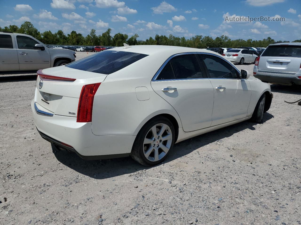 2013 Cadillac Ats Performance Beige vin: 1G6AJ5S37D0139332