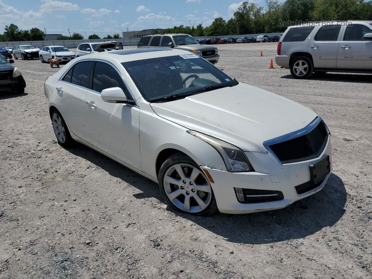 2013 Cadillac Ats Performance Beige vin: 1G6AJ5S37D0139332