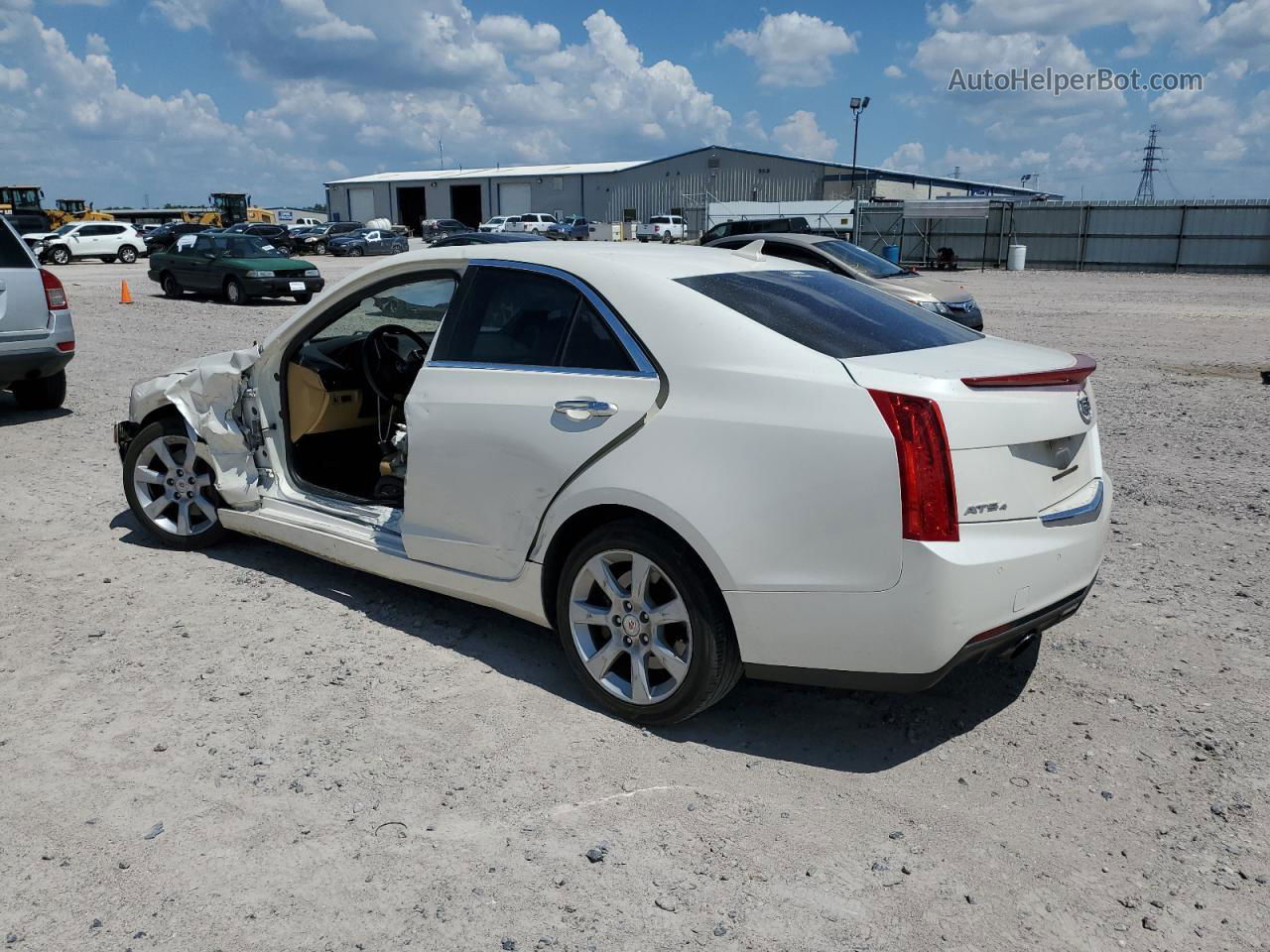 2013 Cadillac Ats Performance Beige vin: 1G6AJ5S37D0139332