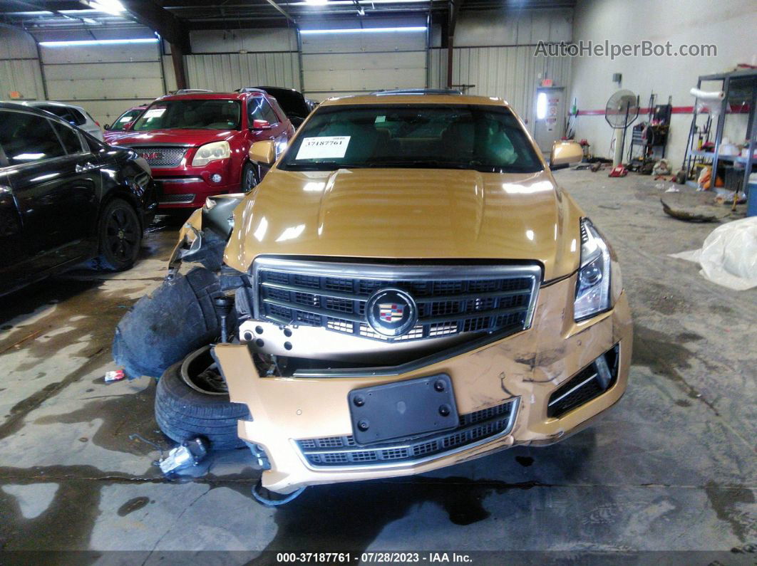 2013 Cadillac Ats Performance Brown vin: 1G6AK5SX2D0133213