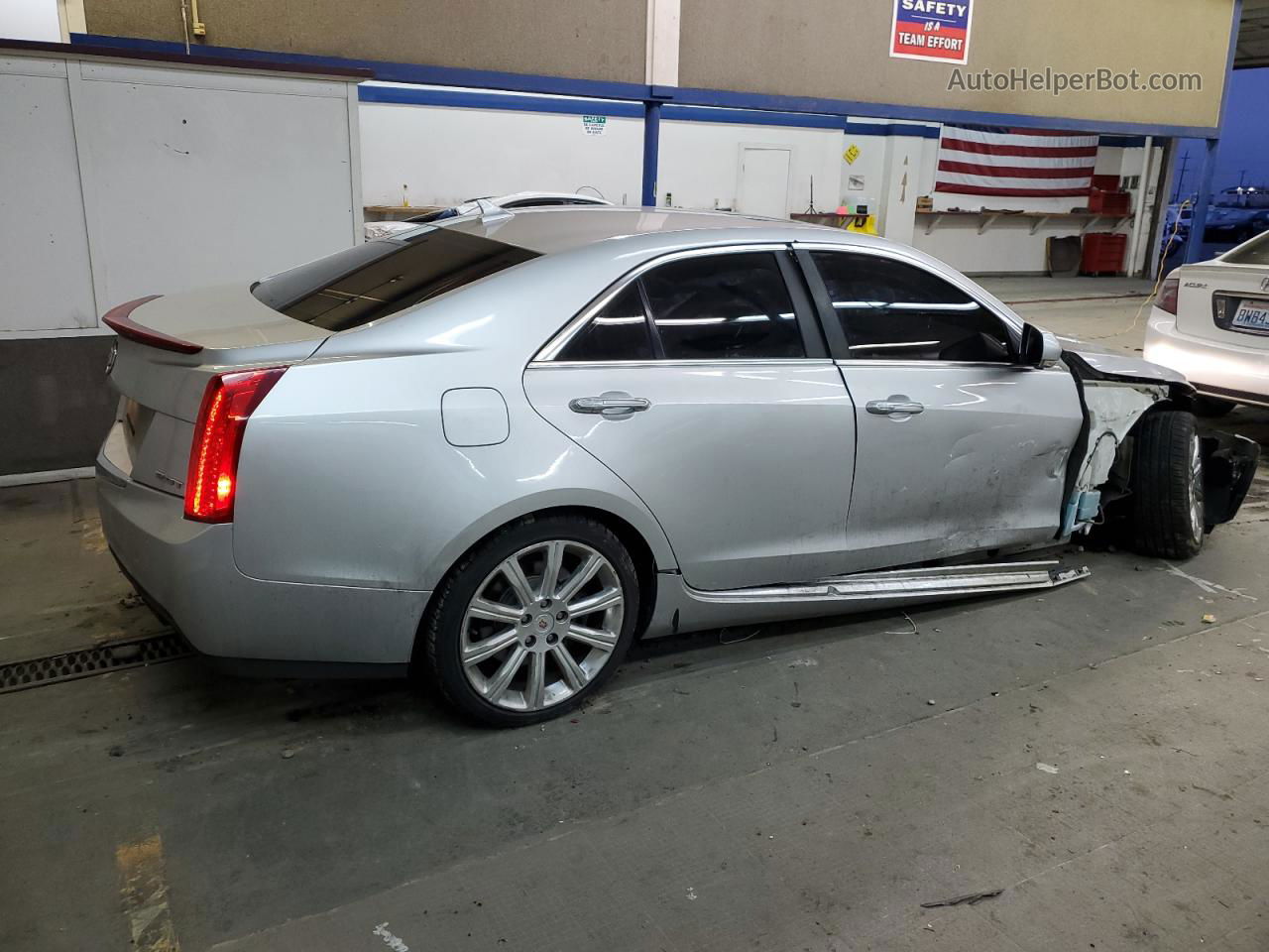 2013 Cadillac Ats Premium Silver vin: 1G6AL5SX5D0132554