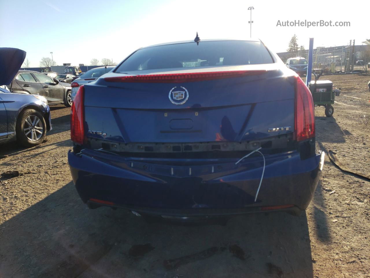 2013 Cadillac Ats Premium Blue vin: 1G6AM5SX9D0169619