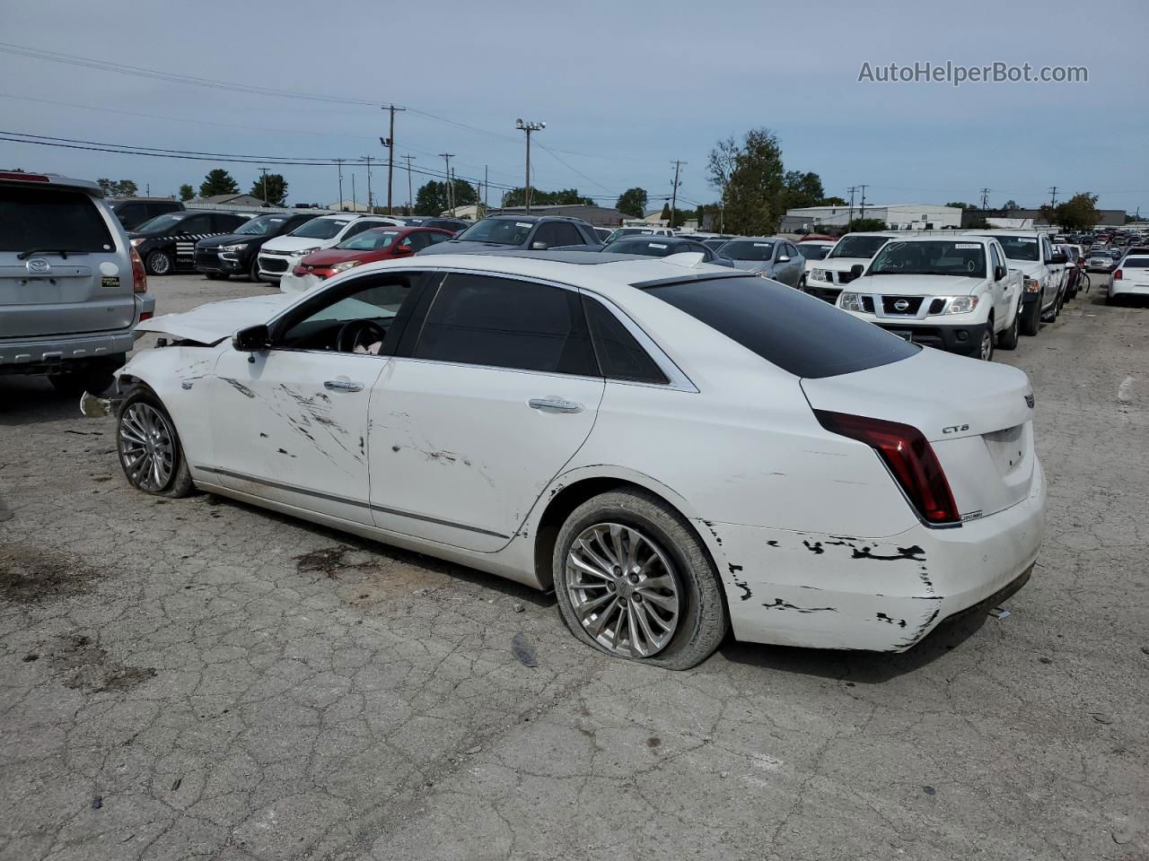 2017 Cadillac Ct6  White vin: 1G6KA5RX3HU157760