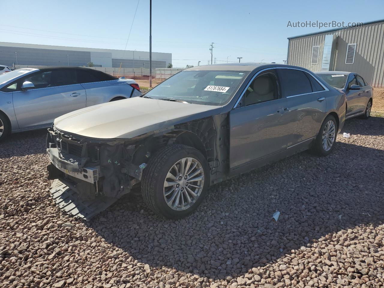 2017 Cadillac Ct6  Gray vin: 1G6KA5RX3HU207606