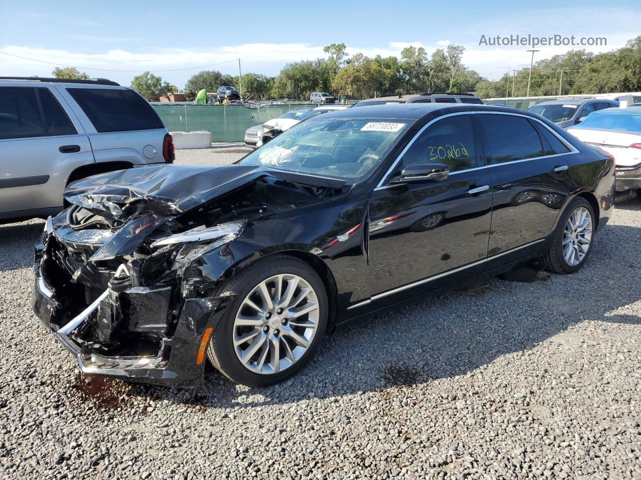 2017 Cadillac Ct6  Черный vin: 1G6KA5RX6HU195368