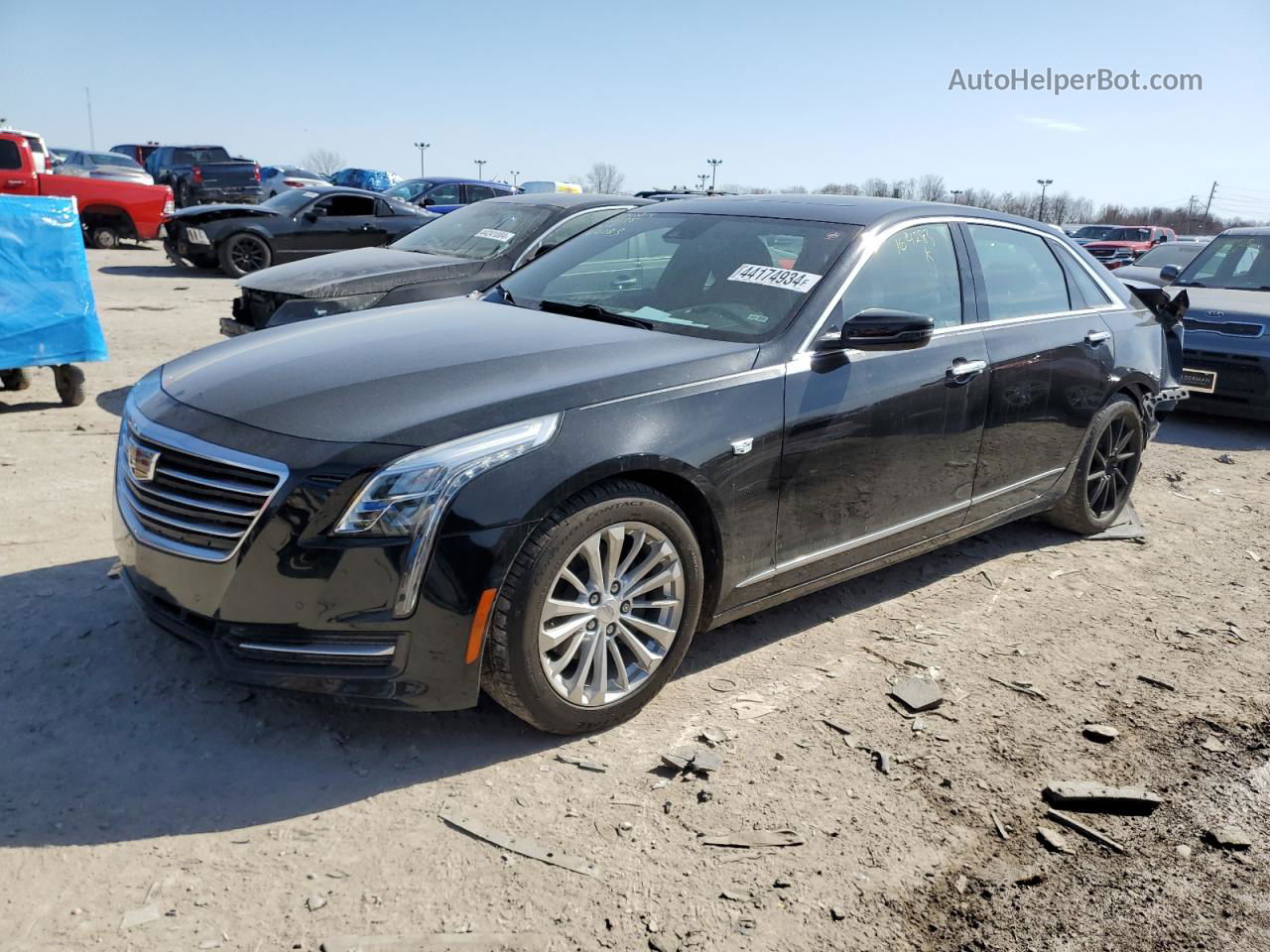 2017 Cadillac Ct6  Black vin: 1G6KA5RX8HU164283