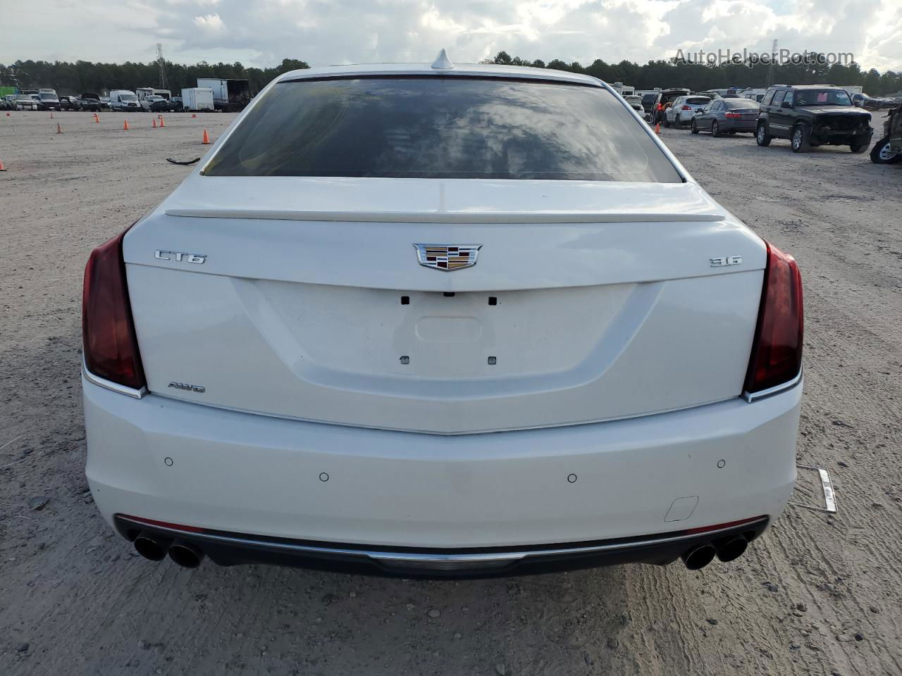 2017 Cadillac Ct6  Белый vin: 1G6KB5RS0HU207693