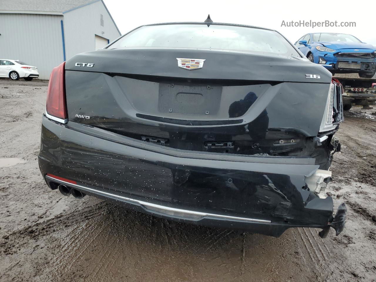 2017 Cadillac Ct6  Black vin: 1G6KB5RS6HU207634