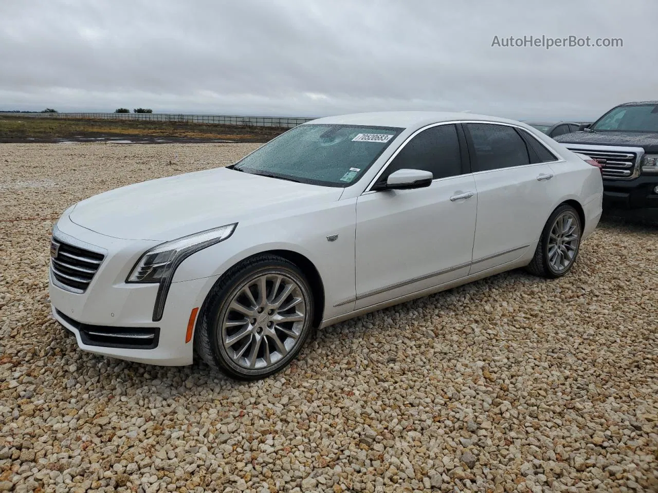 2017 Cadillac Ct6  White vin: 1G6KB5RSXHU199537