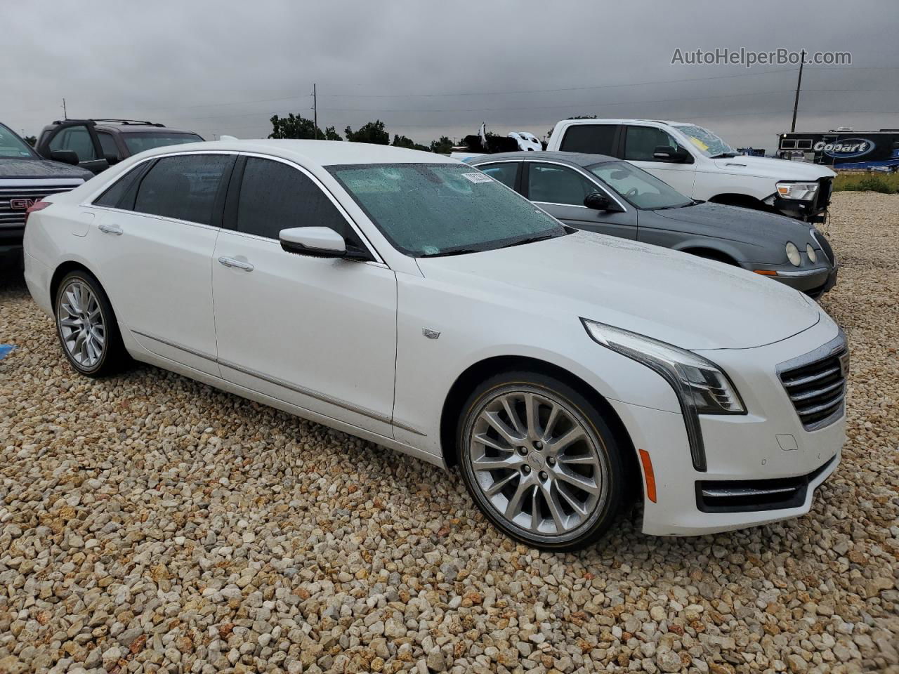 2017 Cadillac Ct6  Белый vin: 1G6KB5RSXHU199537