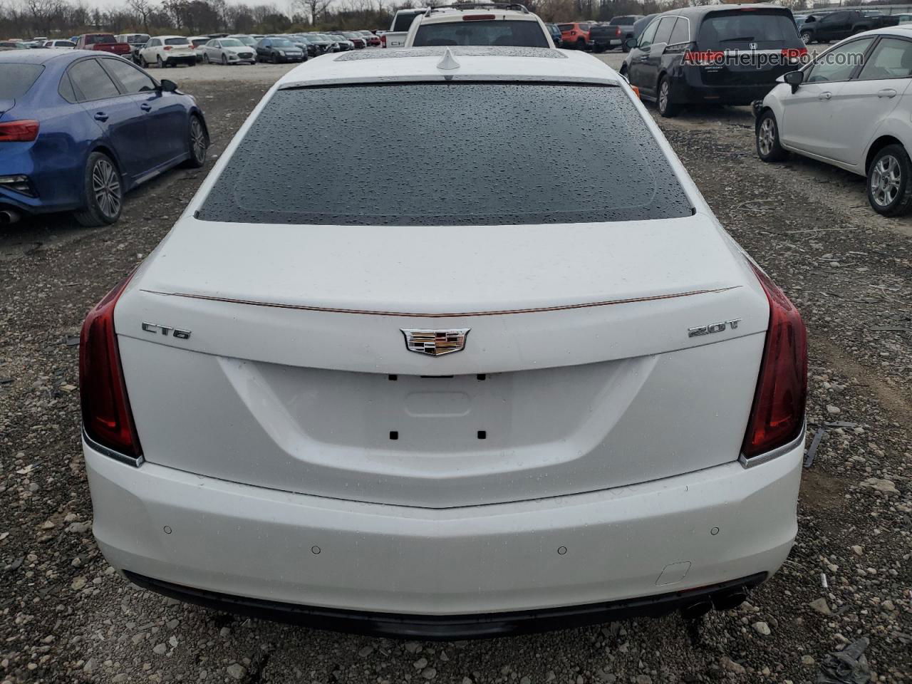 2017 Cadillac Ct6 Luxury Белый vin: 1G6KC5RX1HU143656