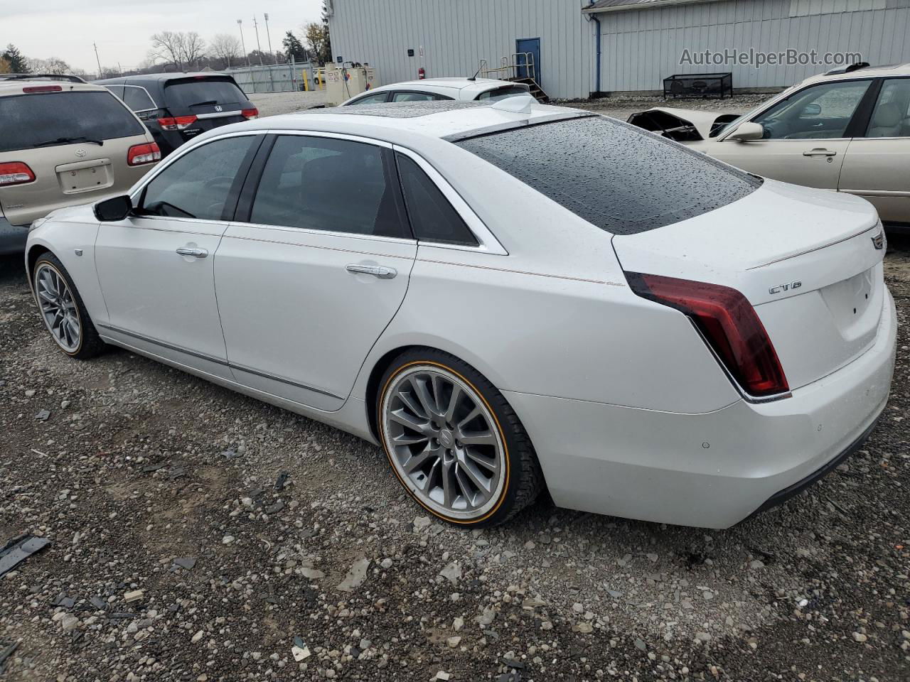 2017 Cadillac Ct6 Luxury White vin: 1G6KC5RX1HU143656