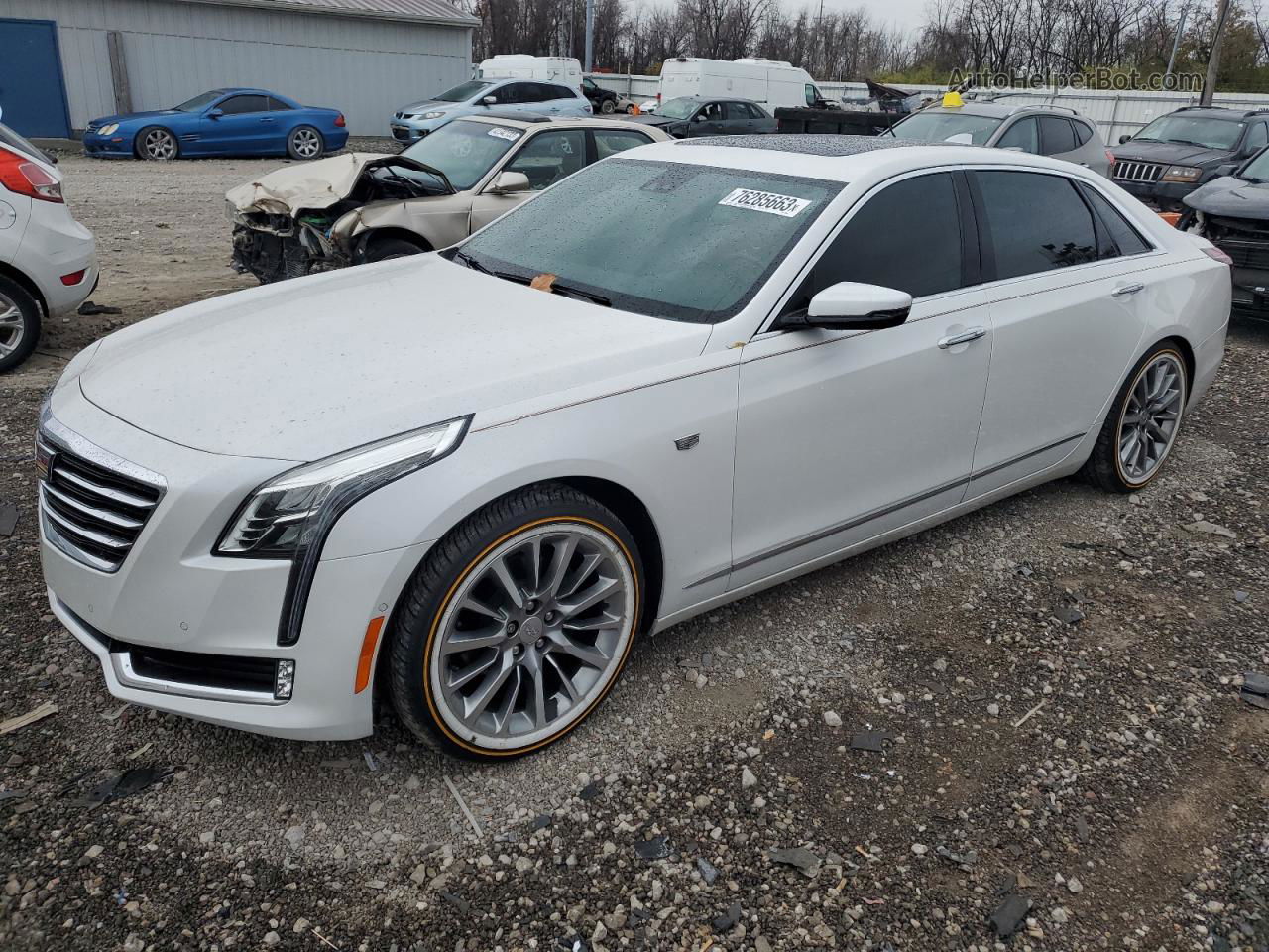 2017 Cadillac Ct6 Luxury White vin: 1G6KC5RX1HU143656