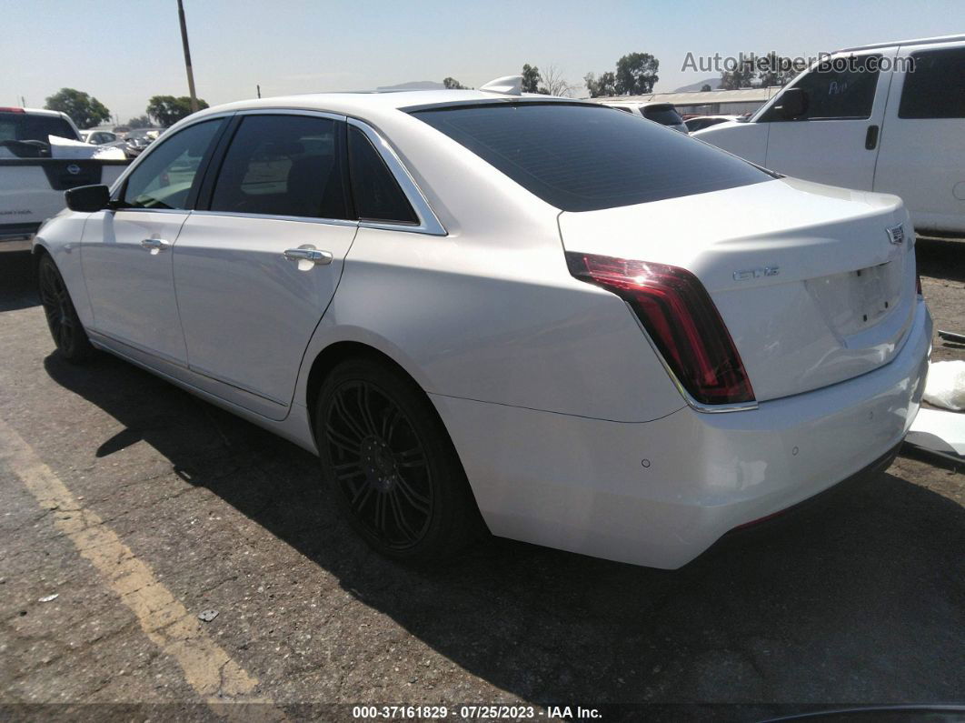 2017 Cadillac Ct6 Sedan Luxury Rwd White vin: 1G6KC5RX7HU201737