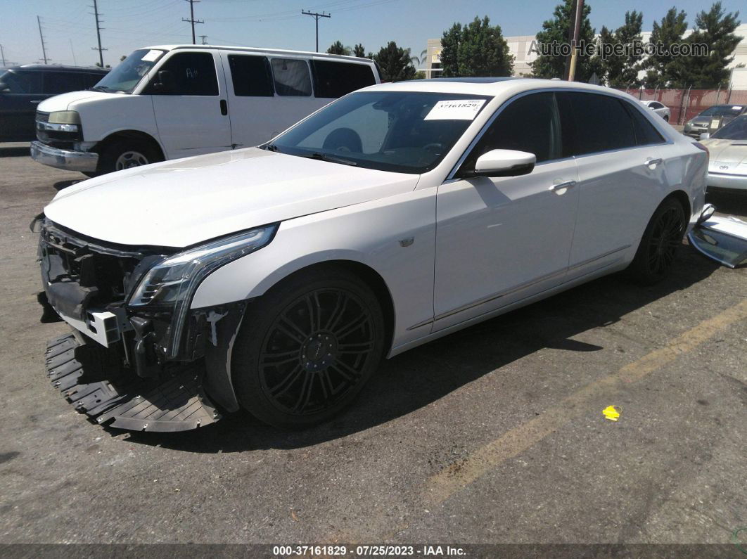 2017 Cadillac Ct6 Sedan Luxury Rwd White vin: 1G6KC5RX7HU201737