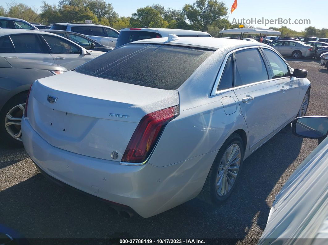 2017 Cadillac Ct6 Luxury White vin: 1G6KC5RXXHU129495