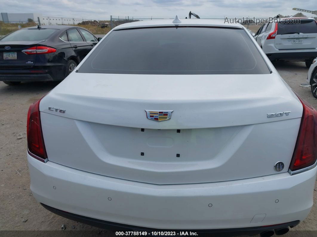 2017 Cadillac Ct6 Luxury White vin: 1G6KC5RXXHU129495