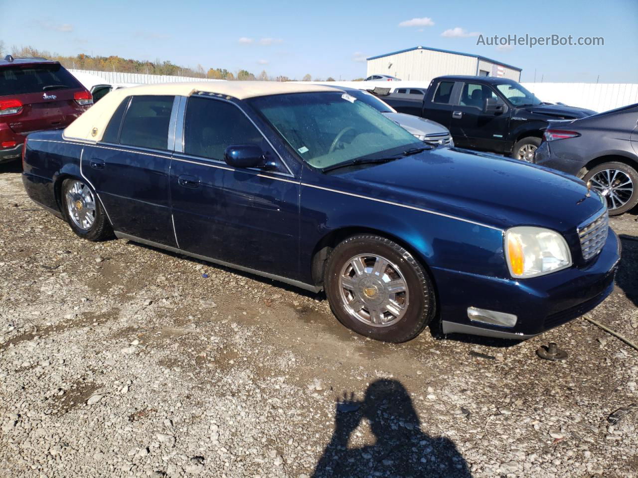 2005 Cadillac Deville  Blue vin: 1G6KD54Y05U129966