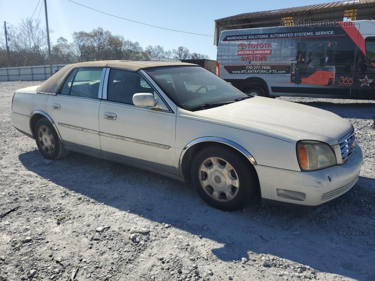 2005 Cadillac Deville  White vin: 1G6KD54Y25U231639