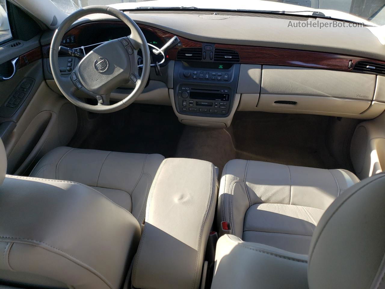 2005 Cadillac Deville  White vin: 1G6KD54Y35U144610