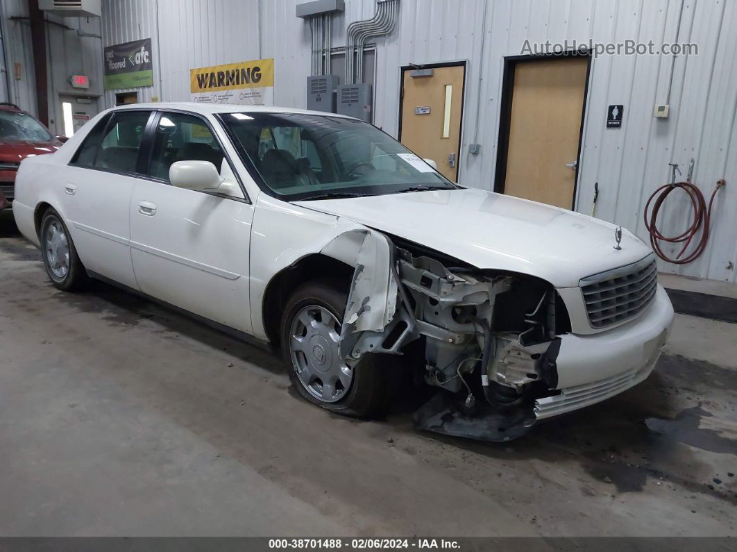 2005 Cadillac Deville Standard White vin: 1G6KD54Y45U145510