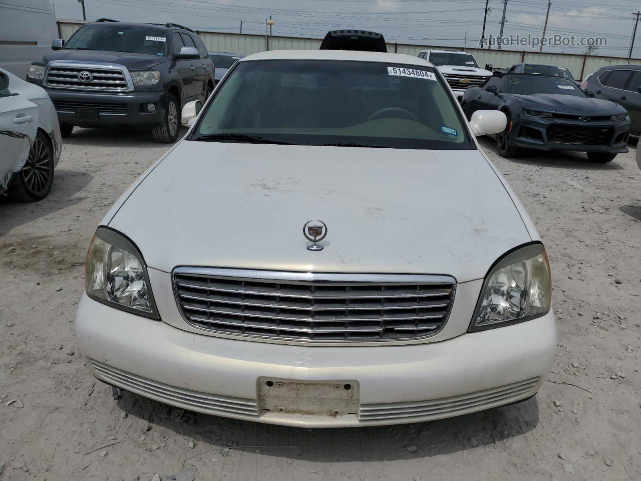 2005 Cadillac Deville  White vin: 1G6KD54Y45U177387