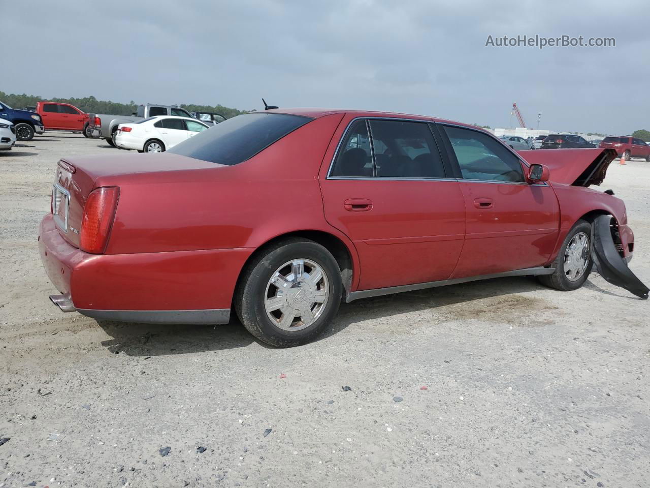 2005 Cadillac Deville  Красный vin: 1G6KD54Y45U181942