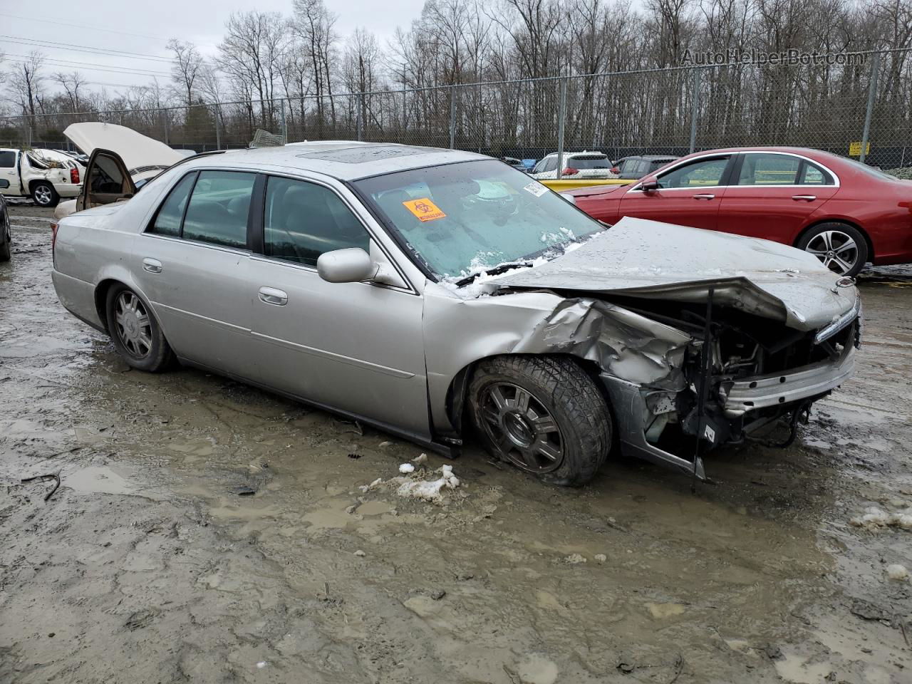 2005 Cadillac Deville  Silver vin: 1G6KD54Y55U228198