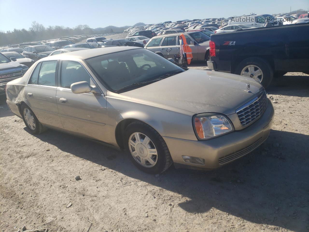 2005 Cadillac Deville  Золотой vin: 1G6KD54Y55U257779