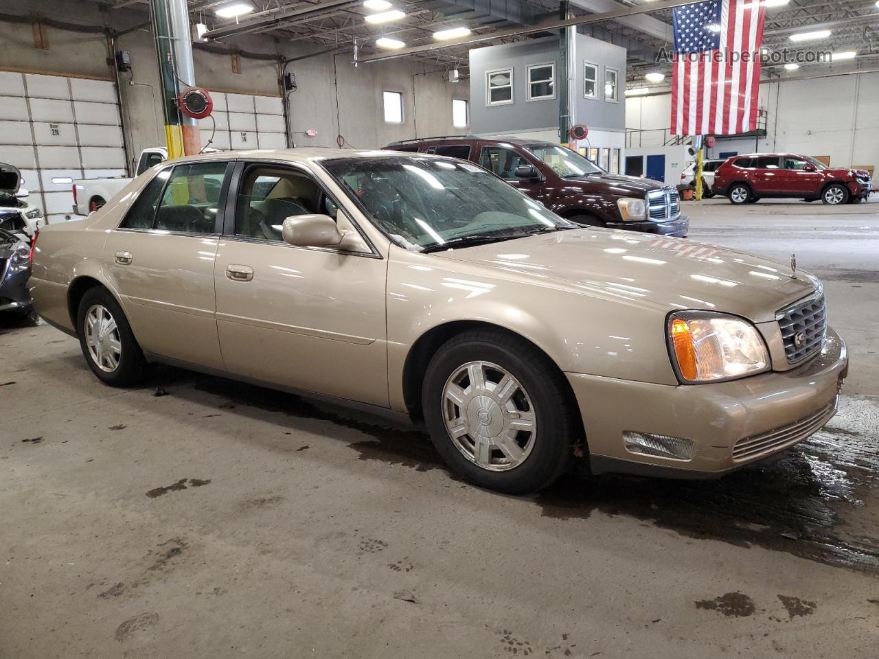 2005 Cadillac Deville  Желто-коричневый vin: 1G6KD54Y65U223060