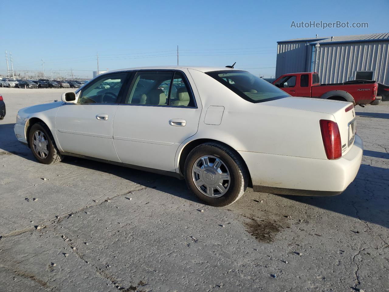 2005 Cadillac Deville  White vin: 1G6KD54Y65U254552