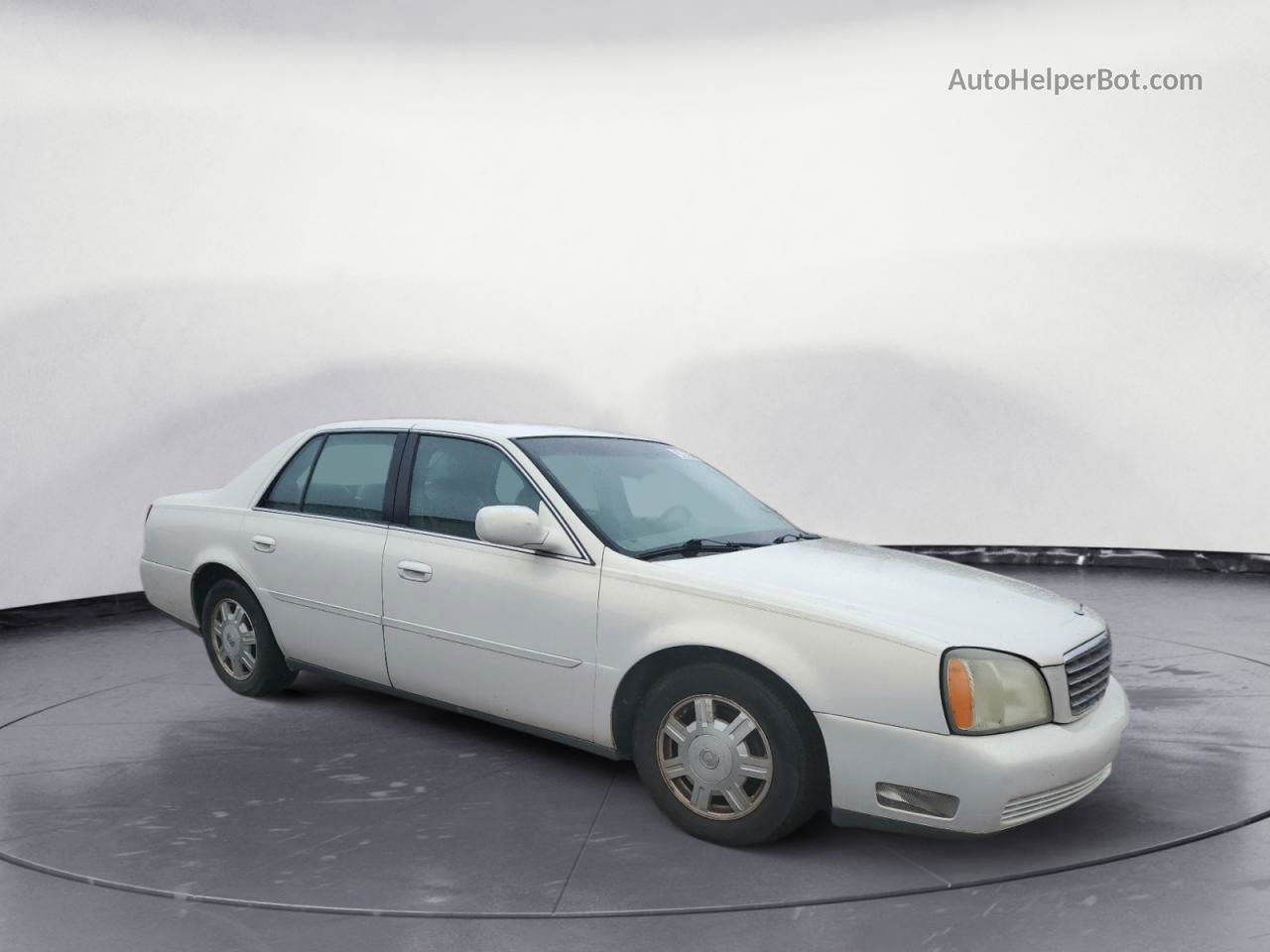 2005 Cadillac Deville  White vin: 1G6KD54Y75U107687