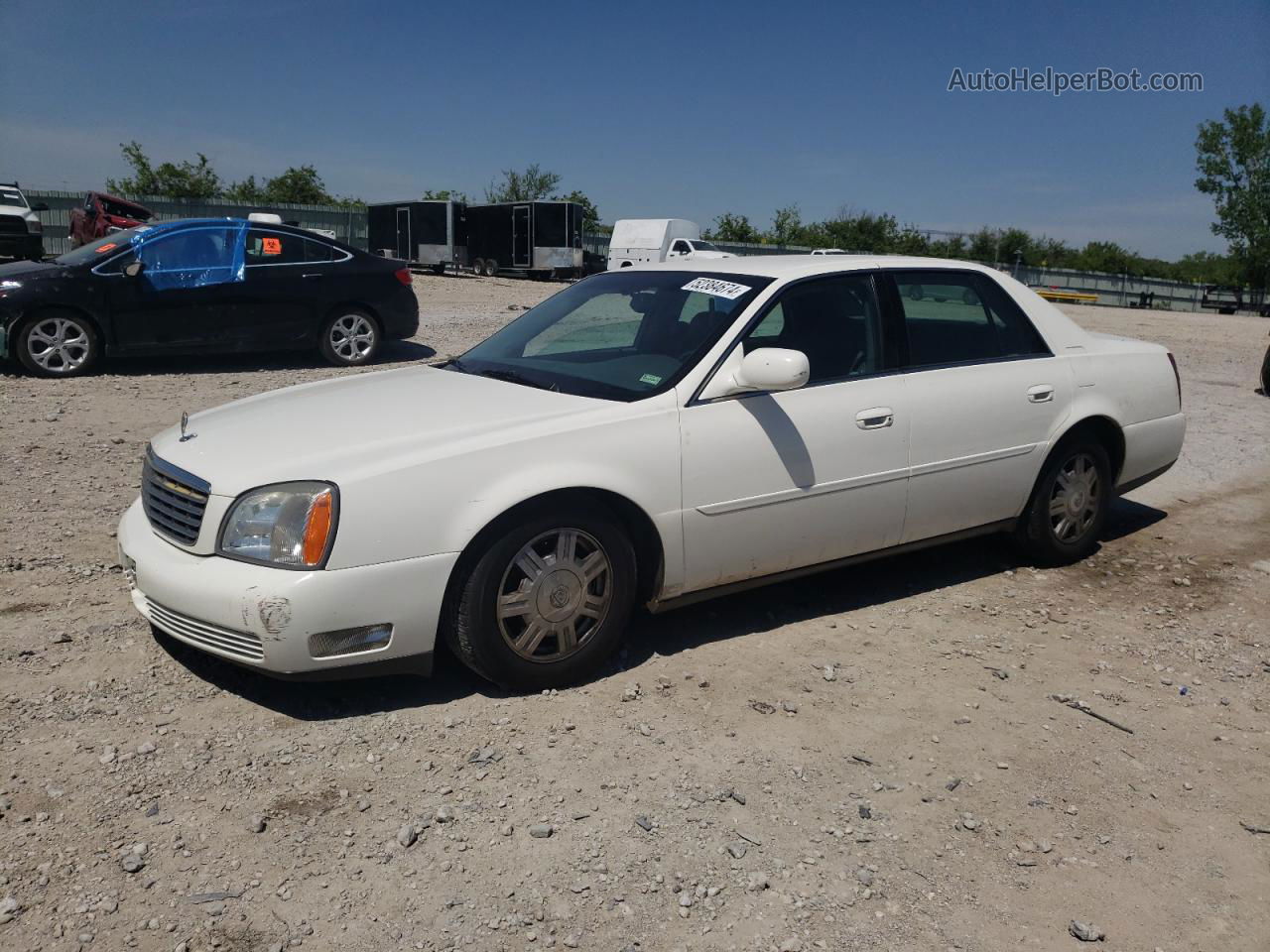 2005 Cadillac Deville  White vin: 1G6KD54Y75U131732