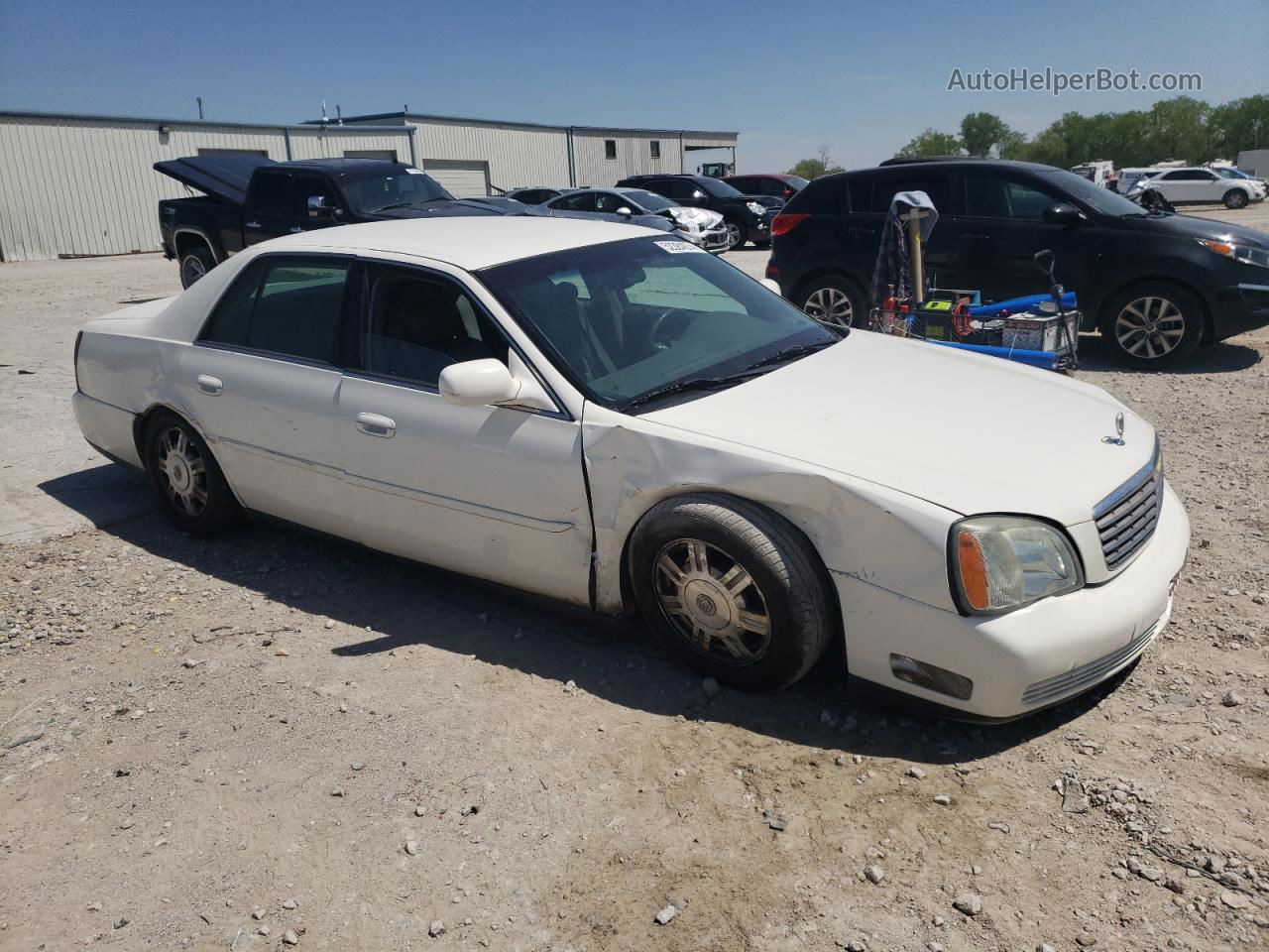 2005 Cadillac Deville  White vin: 1G6KD54Y75U131732