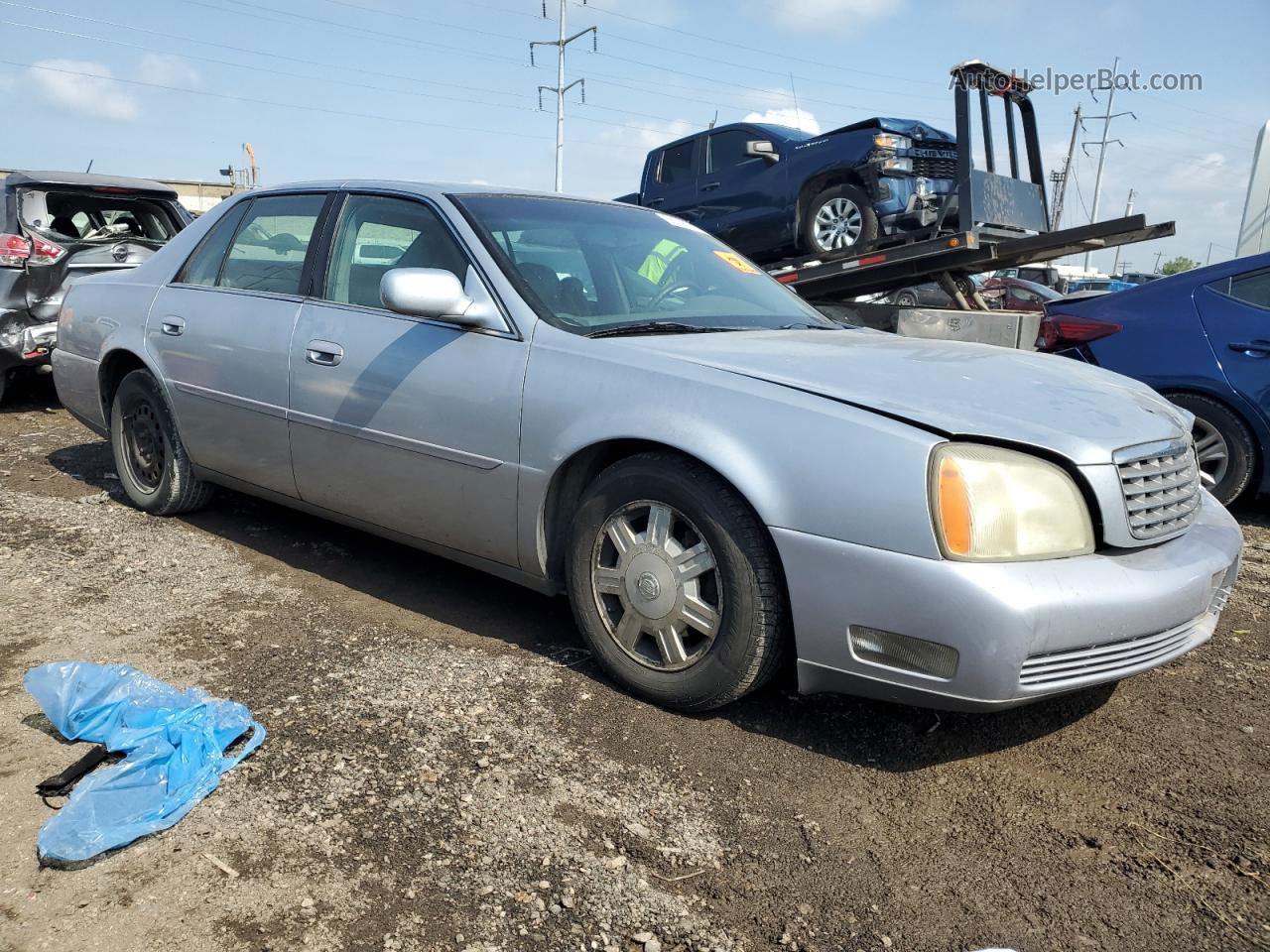 2005 Cadillac Deville  Silver vin: 1G6KD54Y75U261431