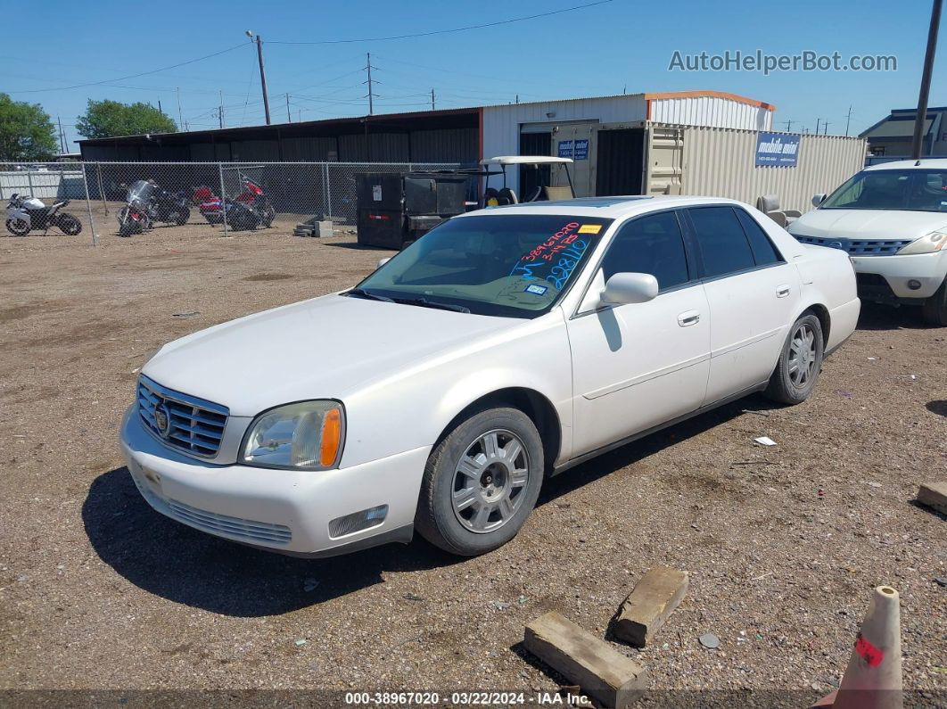 2005 Cadillac Deville Standard White vin: 1G6KD54Y95U228110