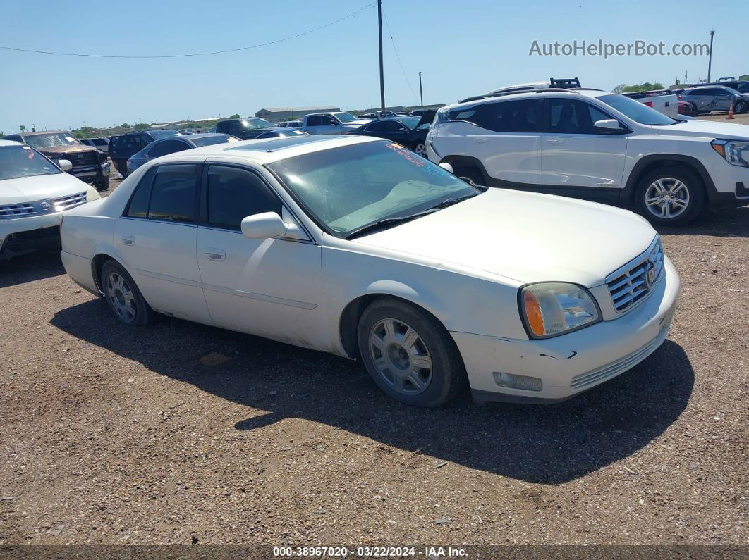 2005 Cadillac Deville Standard White vin: 1G6KD54Y95U228110