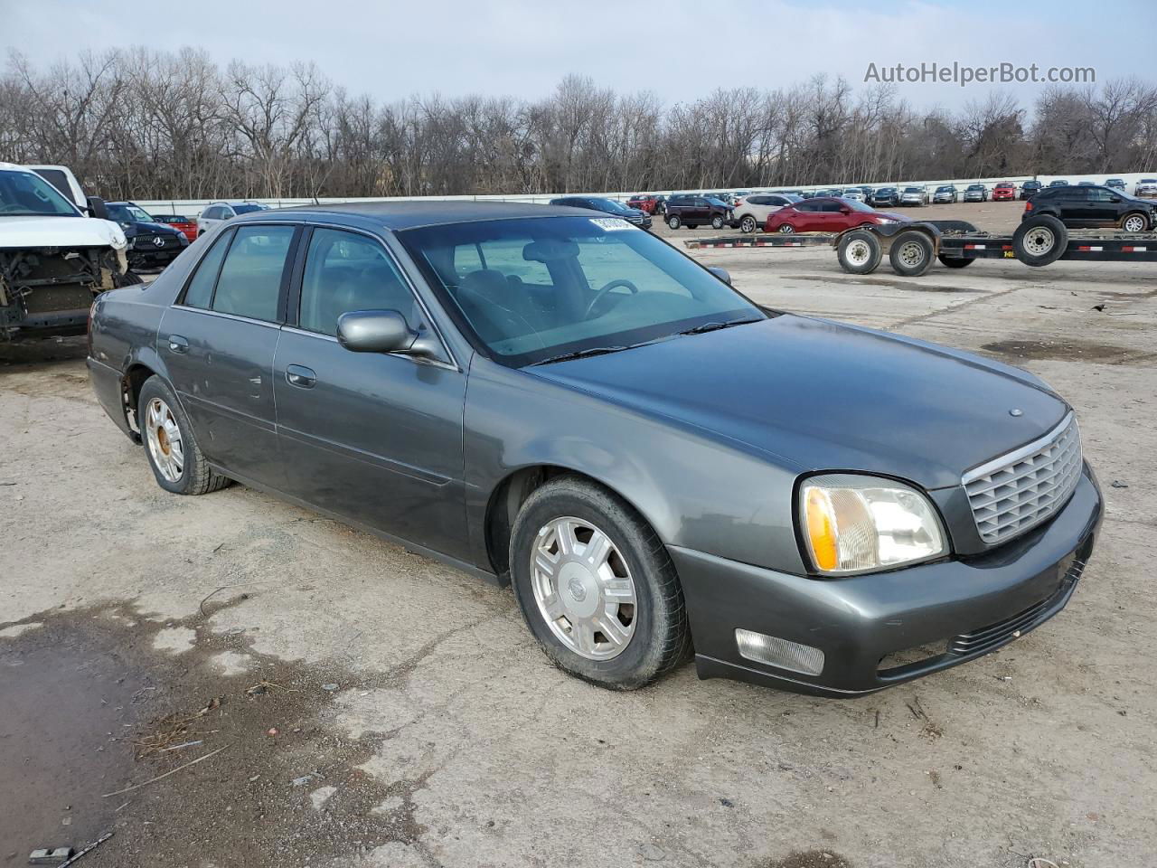 2005 Cadillac Deville  Gray vin: 1G6KD54Y95U240452